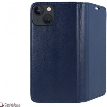 Telone dirbtinos odos dėklas - mėlynas (Apple Iphone 15)
